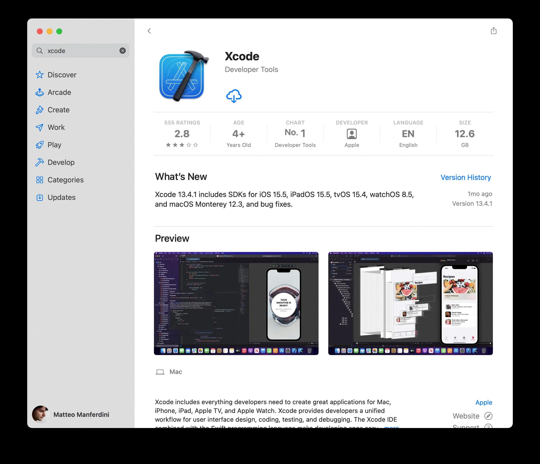 install xcode mac