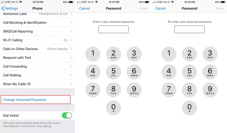 How to Set and Reset Your iPhone Voicemail Password 19