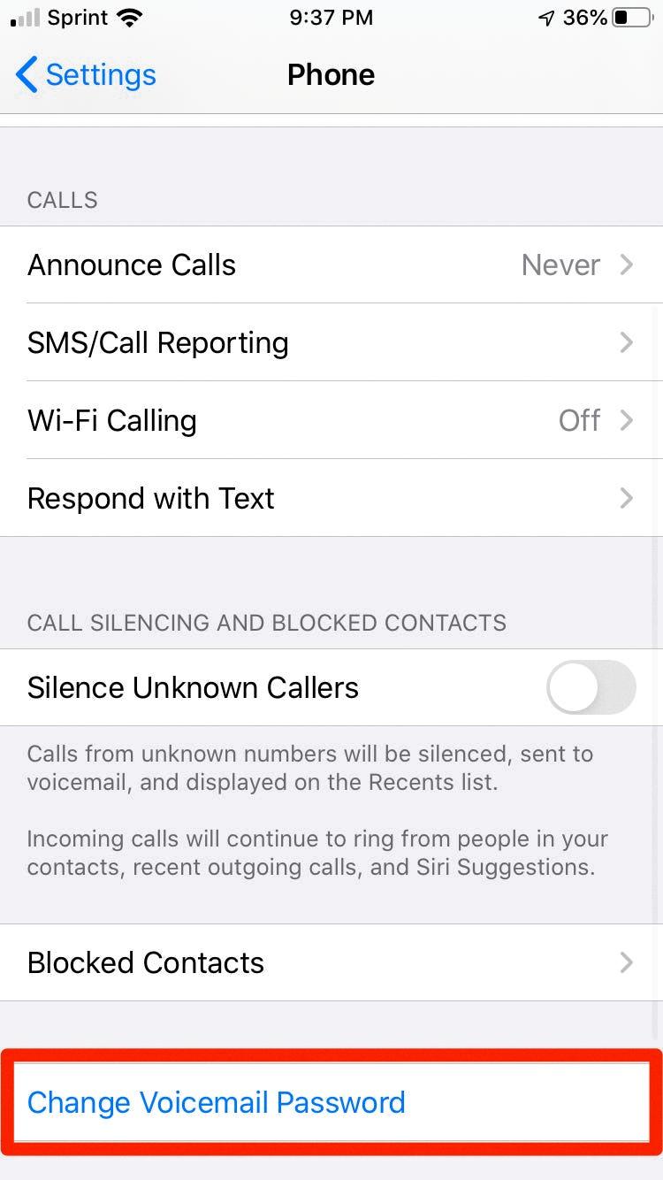 How to Set and Reset Your iPhone Voicemail Password DeviceMAG