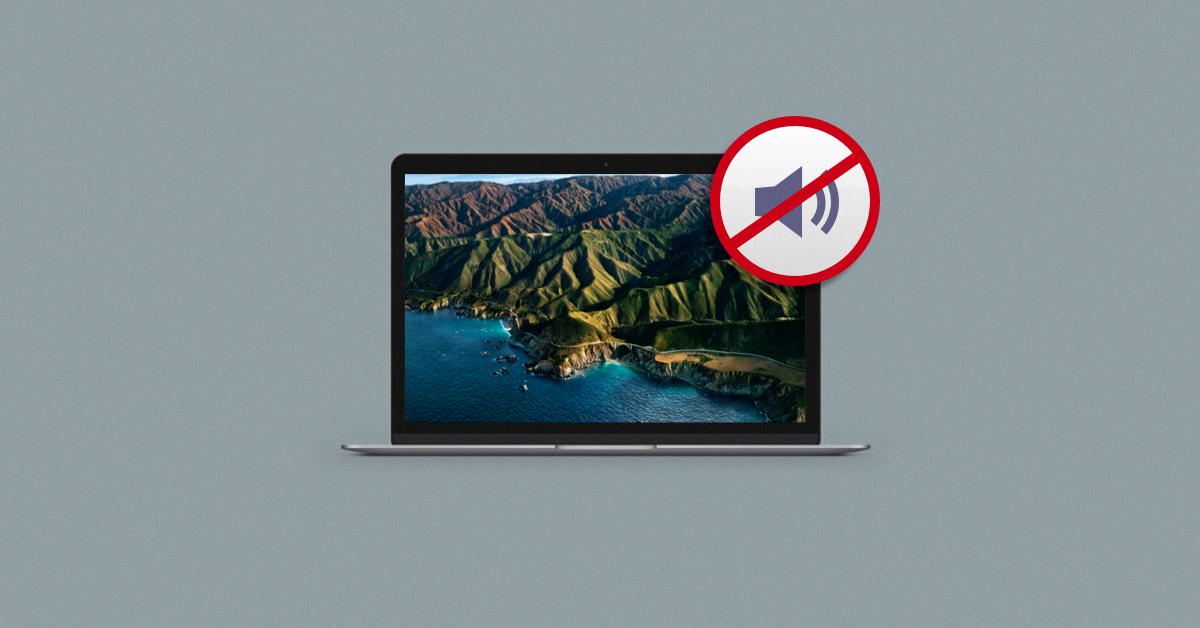 macbook sound not working