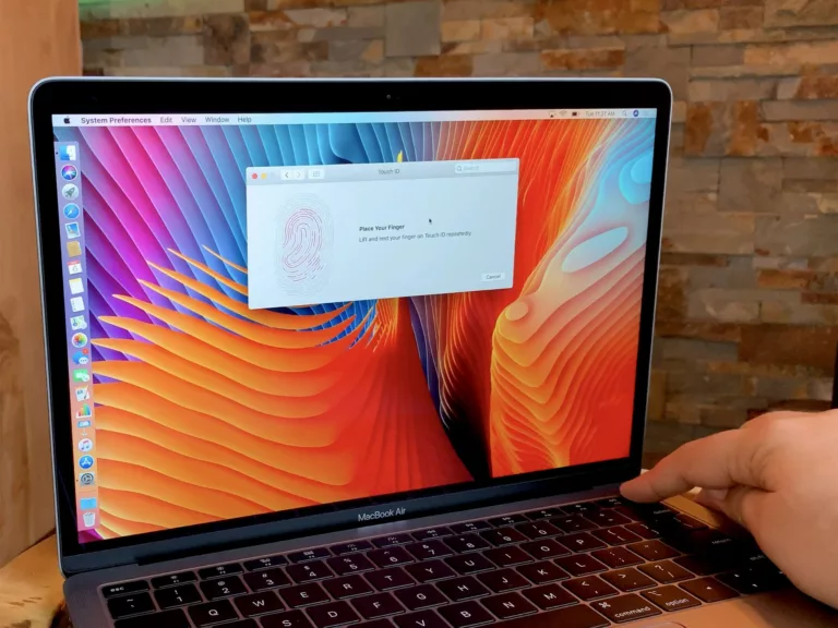 A Comprehensive Guide to MacBook Air's Touch ID Feature 13