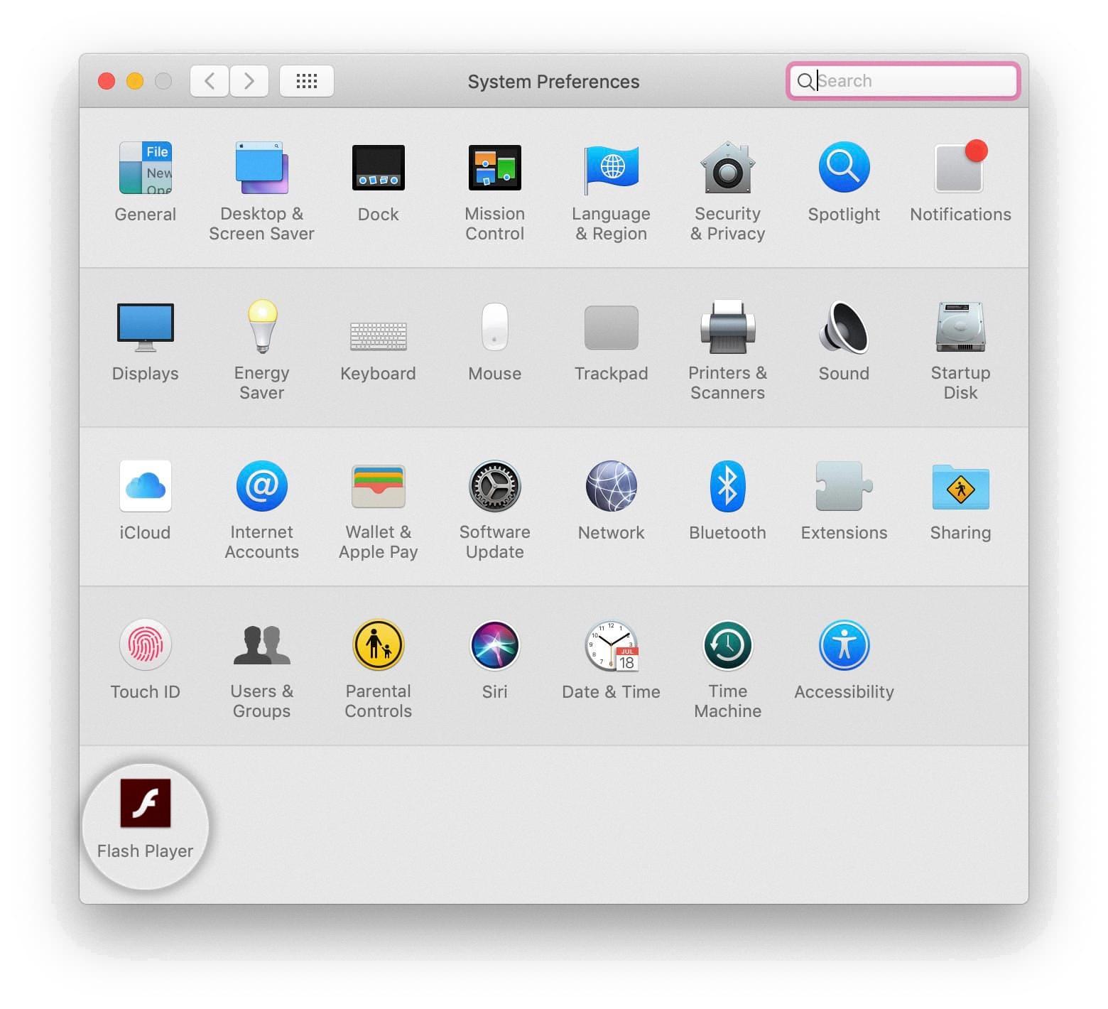 macos uninstall flash player