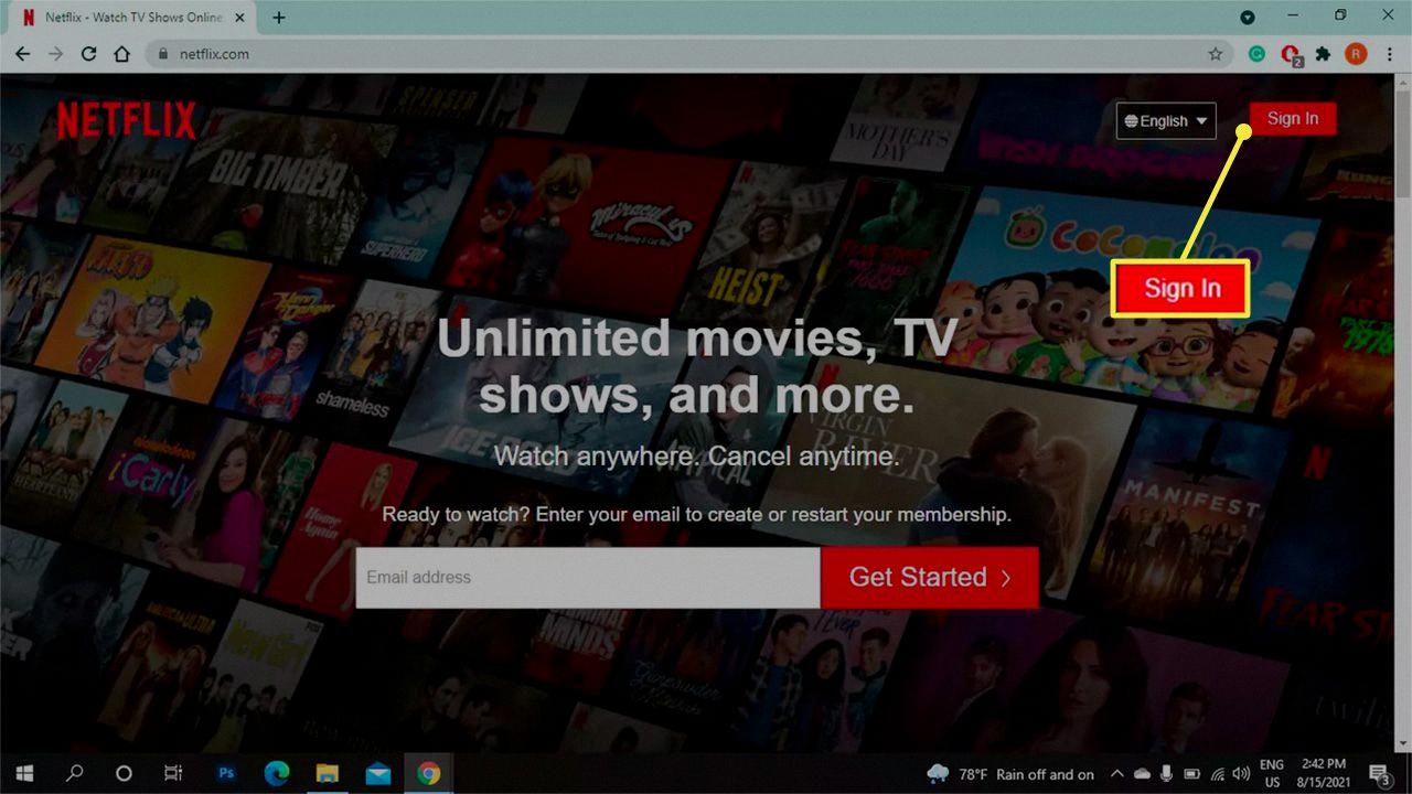 pay netflix account