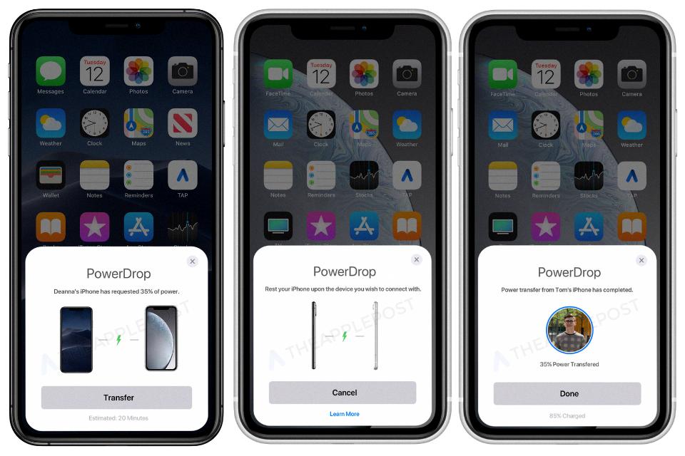 power drop iphone