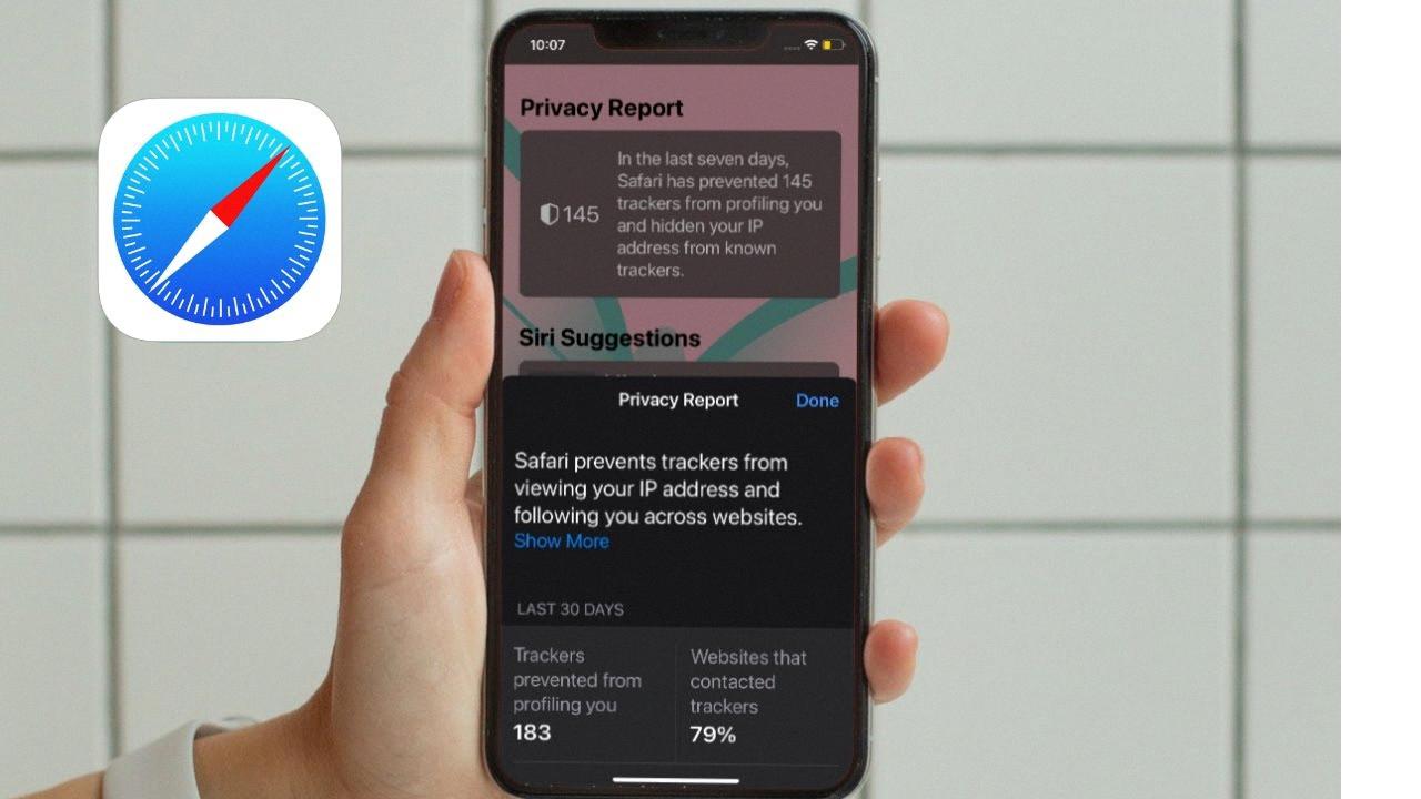 privacy report safari