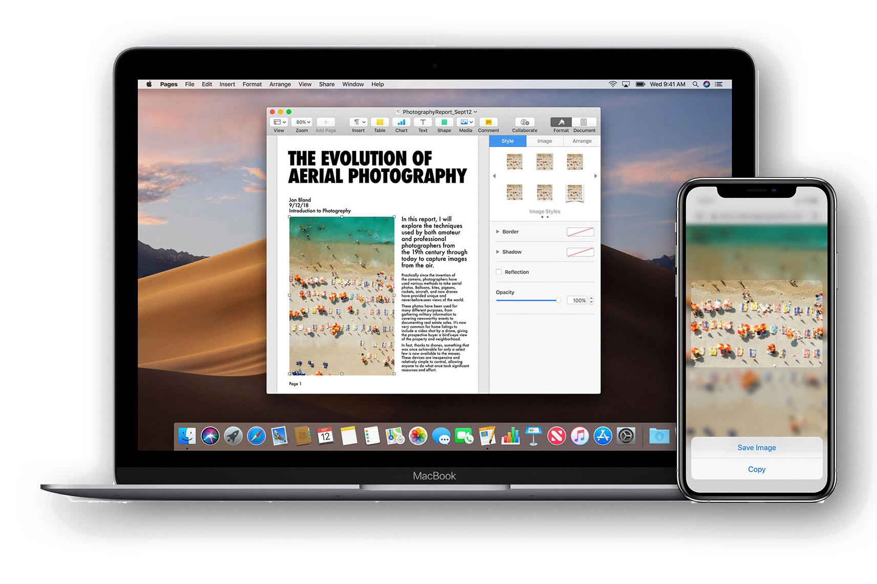 screen mirroring iphone to macbook
