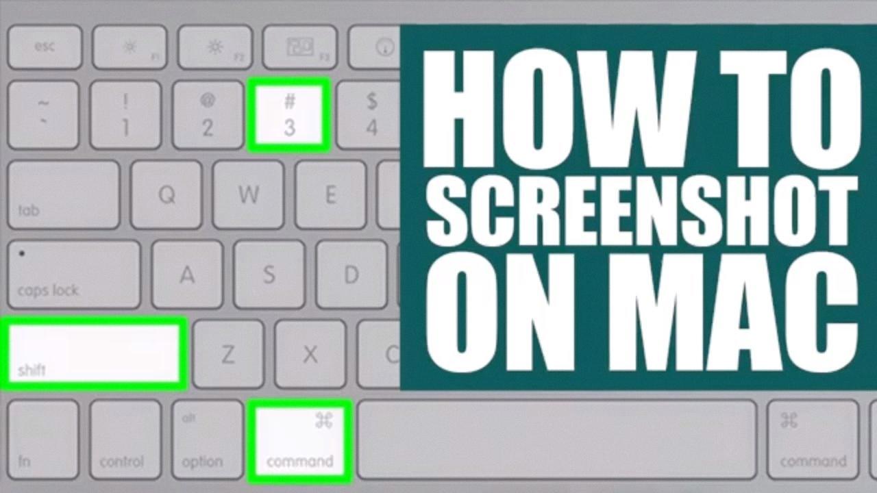 screenshot on mac air