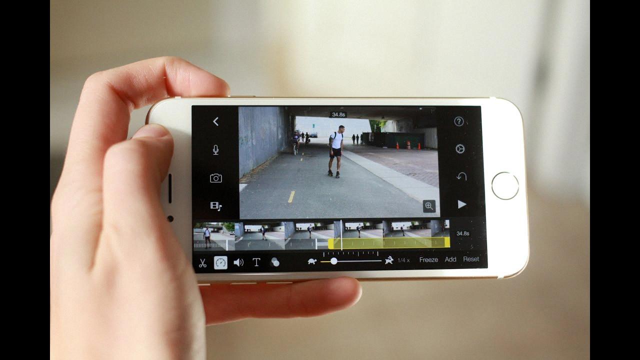 slow down video iphone