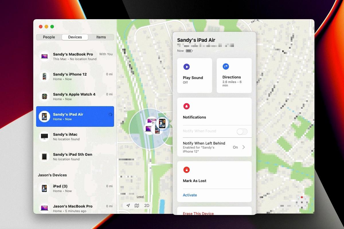 turn off find my mac