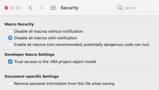 How to Activate Macros in Excel on Mac 11
