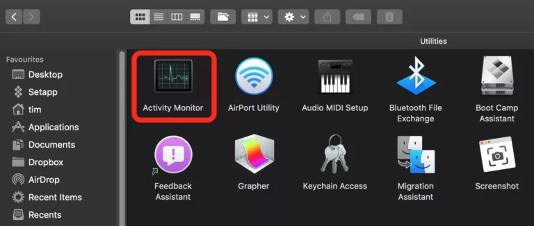 Where Is Activity Monitor Feature On Mac 15