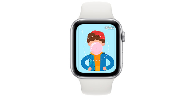Bubblegum Game on Apple Watch 1