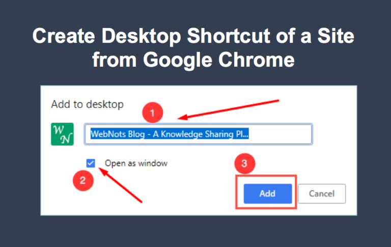 How to Easily Create a Desktop Bookmark with Google Chrome 9