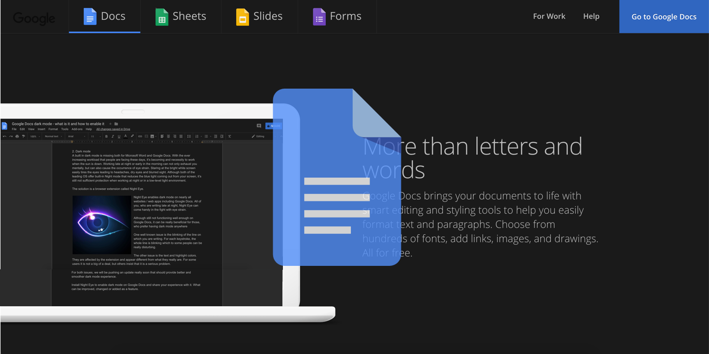 How to Enable Dark Mode in Google Docs on Safari 2 How to Enable Dark Mode in Google Docs on Safari 1