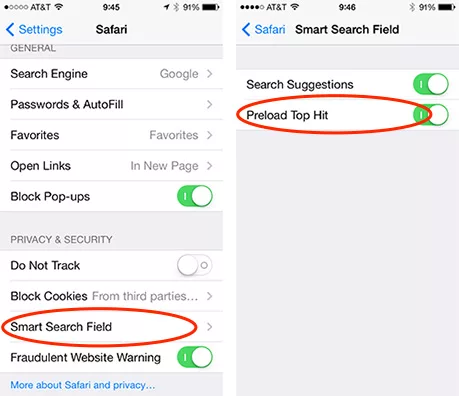 How to Delete Top Hits on Safari for iPhone 7