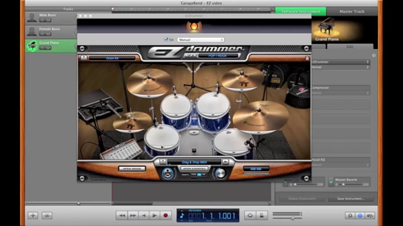 How to Use EZdrummer 2 with GarageBand 13