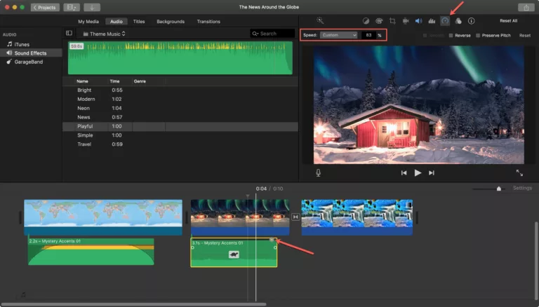 How to Edit iMovie Audio in GarageBand 15