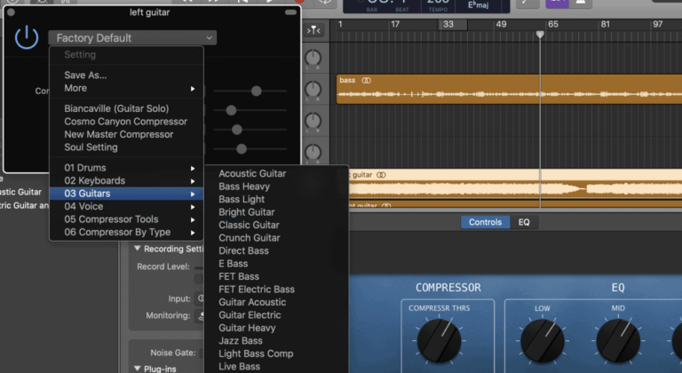 How to Use Electric Guitar Effects with GarageBand 5