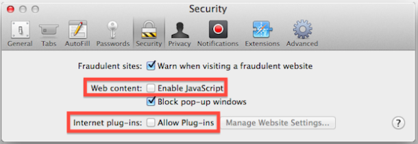 How to Enable JavaScript on Mac 2 How to Enable JavaScript on Mac 1