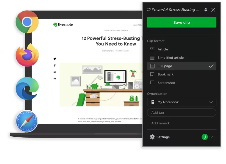 Evernote Web Clipper Chrome Extension For iPad 5