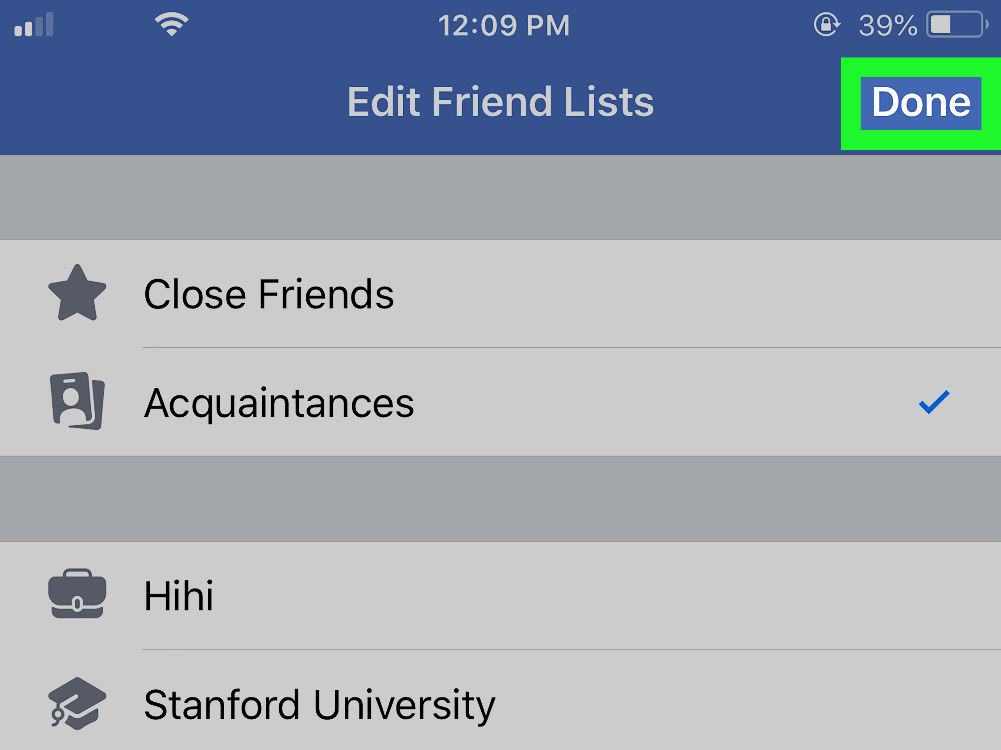 How to Manage Your Facebook Friends List on iPhone 3