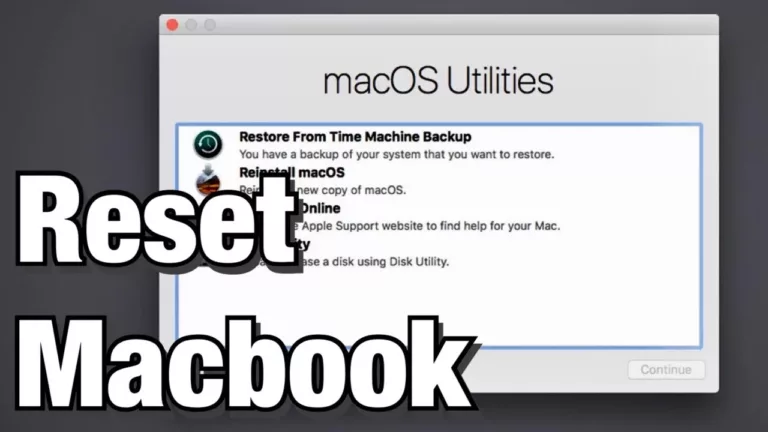 How to Factory Reset Your MacBook Pro 2011 11
