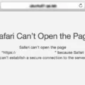 How to Fix a Secure Connection Issue on Safari 3