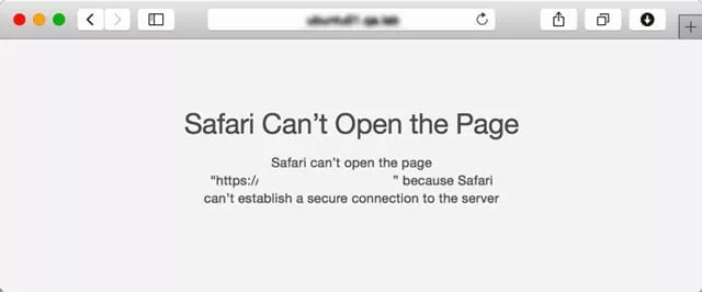 How to Fix a Secure Connection Issue on Safari 3