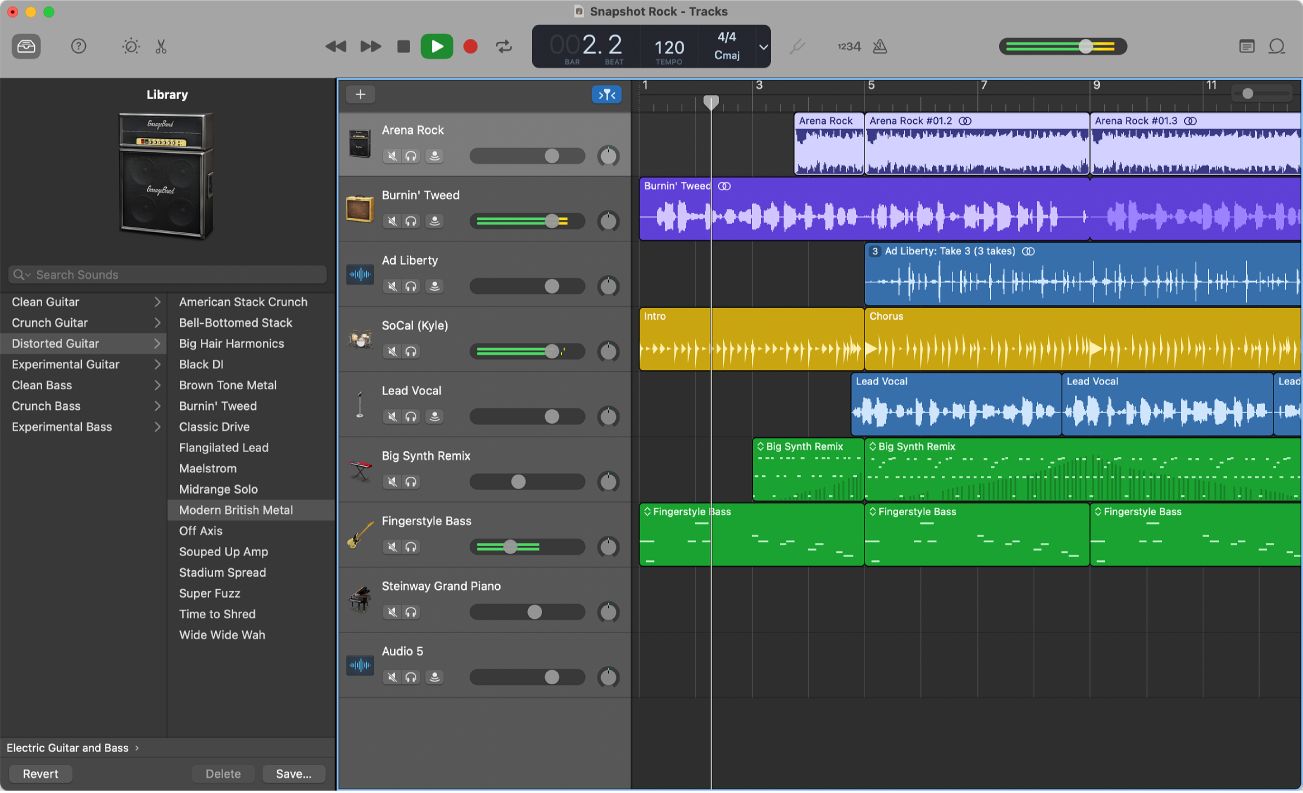 How to Open Two GarageBand Projects Simultaneously 2 How to Open Two GarageBand Projects Simultaneously 1