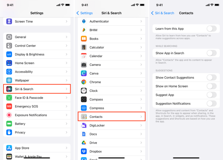 How to Find Hidden Contacts on Your iPhone 19