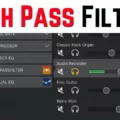How to Use High Pass Filter in GarageBand 3
