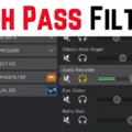 How to Use High Pass Filter in GarageBand 9
