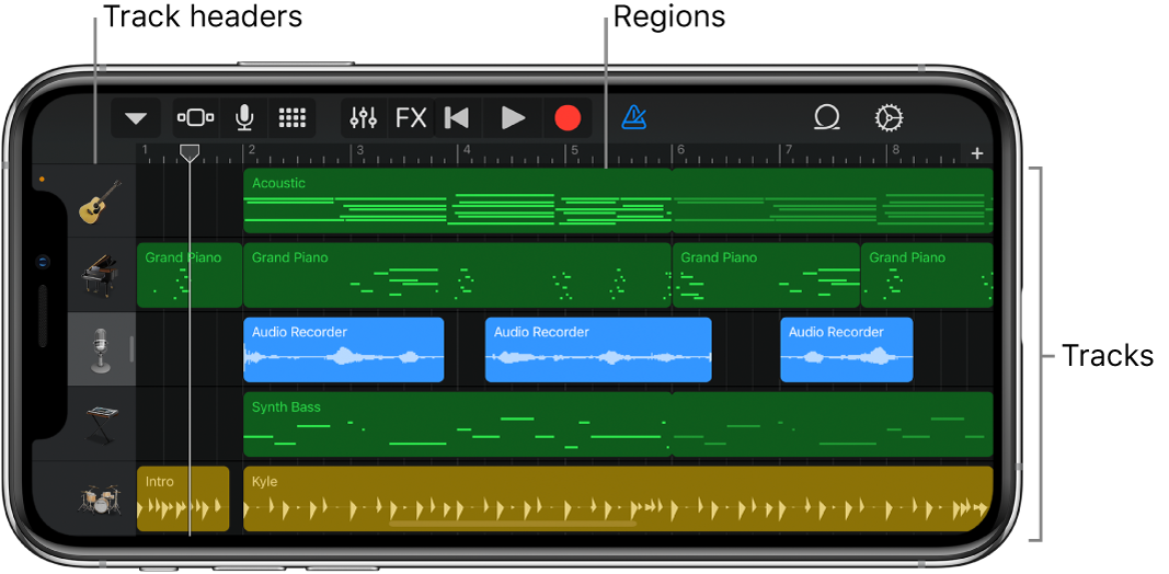 How To Record With Garageband On Iphone 1