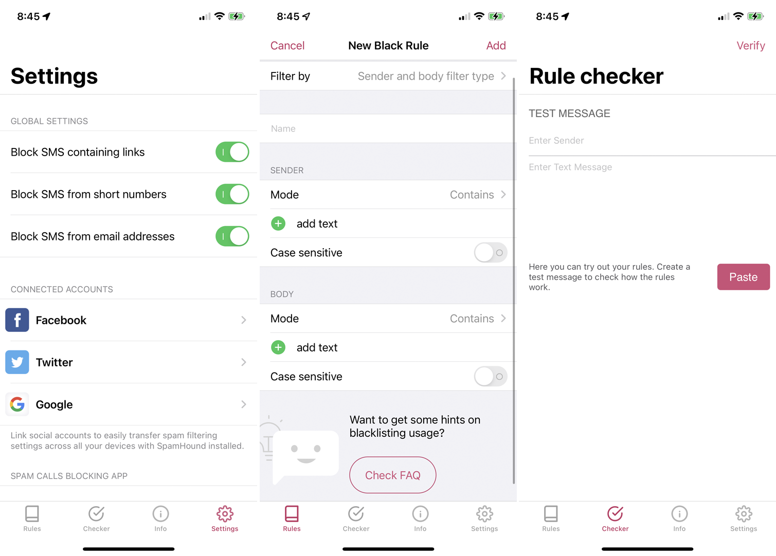 how to block unwanted texts on iphone 11
