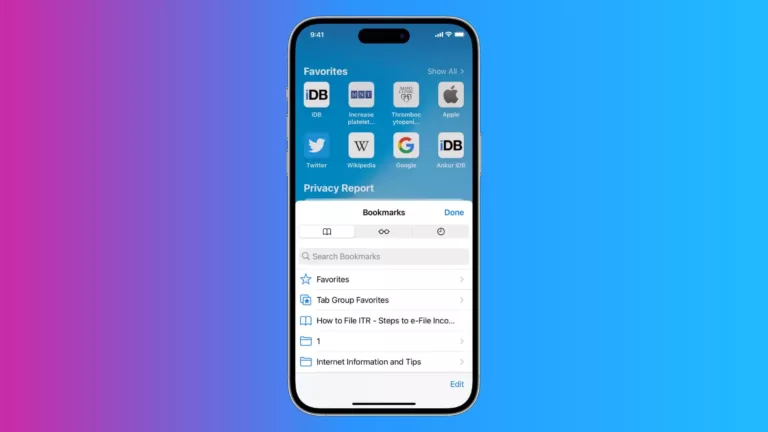 How to Export Bookmarks From iPhone 9