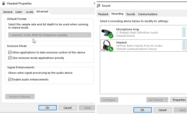 How to Fix AirPods Pro Choppy Audio on Windows 10 2 How to Fix AirPods Pro Choppy Audio on Windows 10 1