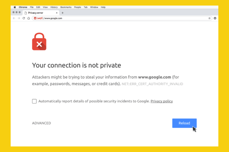 Solving the Safari Security Connection Problem 5