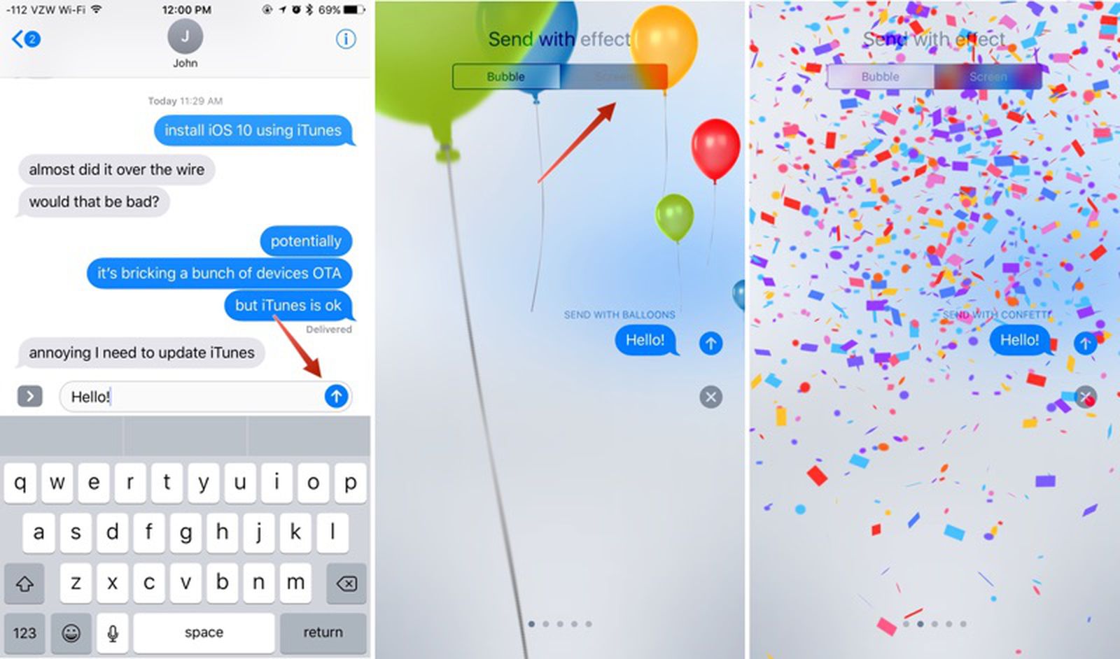 How to Send Confetti in Texts on iPhone 1