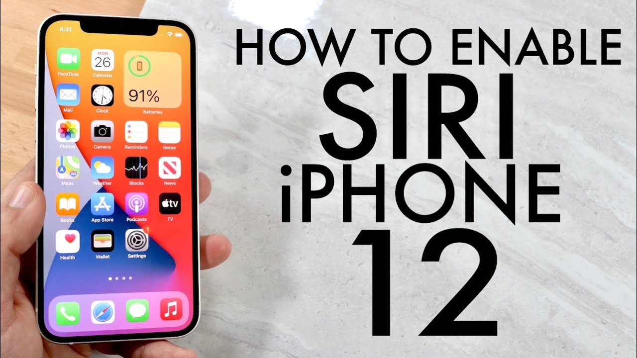 How to Start Using Siri On iPhone 12 1