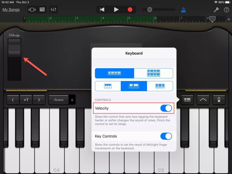 Mastering Velocity in GarageBand for iOS 3