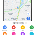 Where Is The Nearby Feature on Google Map 7