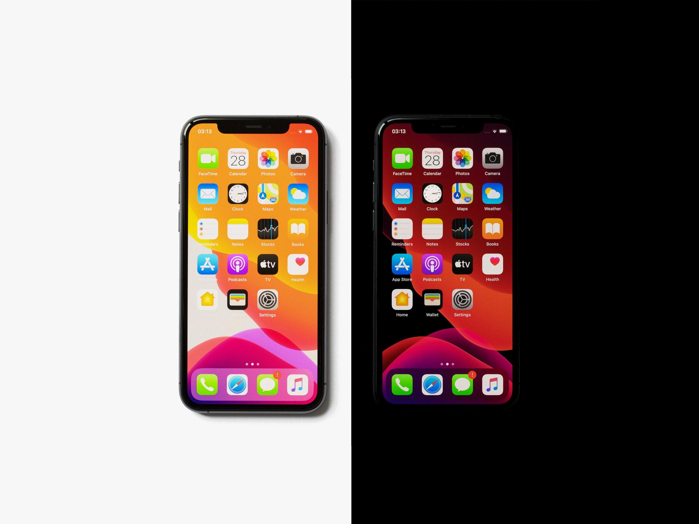 activate night mode iphone 12