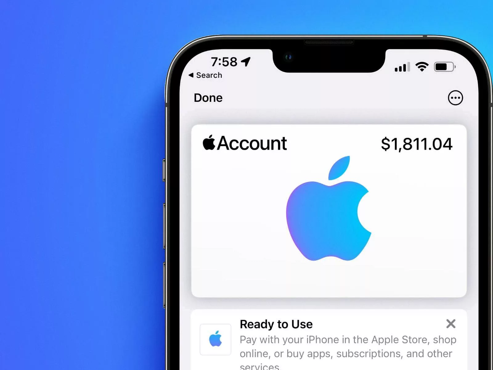 how to add mcdonald's gift card to apple pay