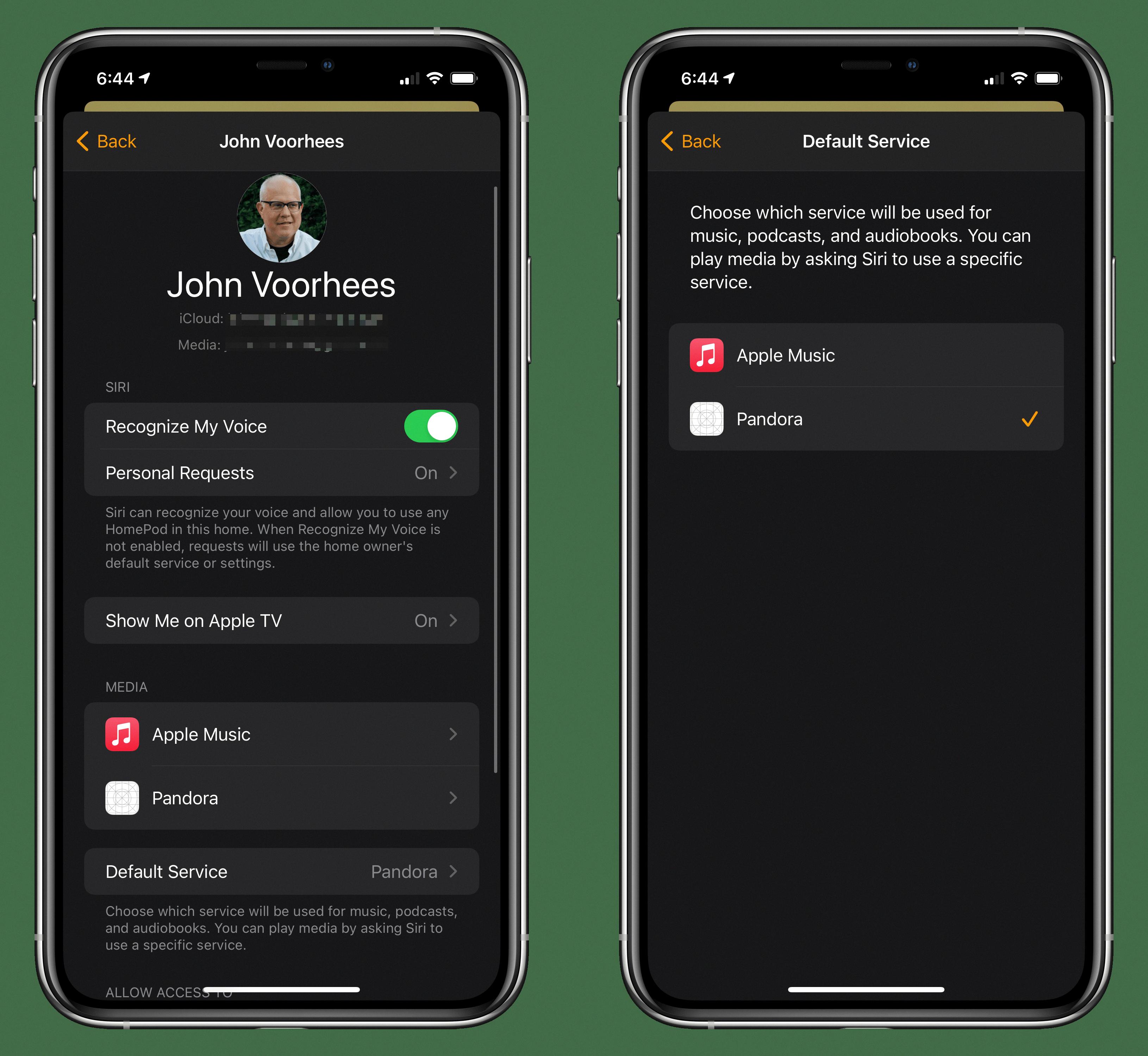 add pandora to apple home