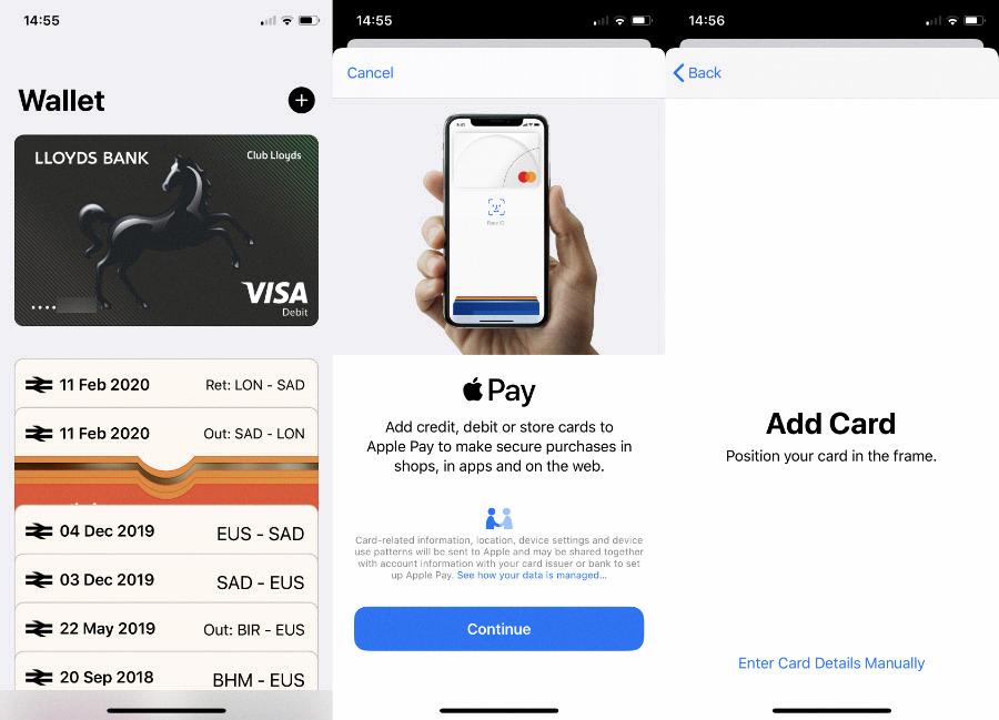 apple pay on iphone 12