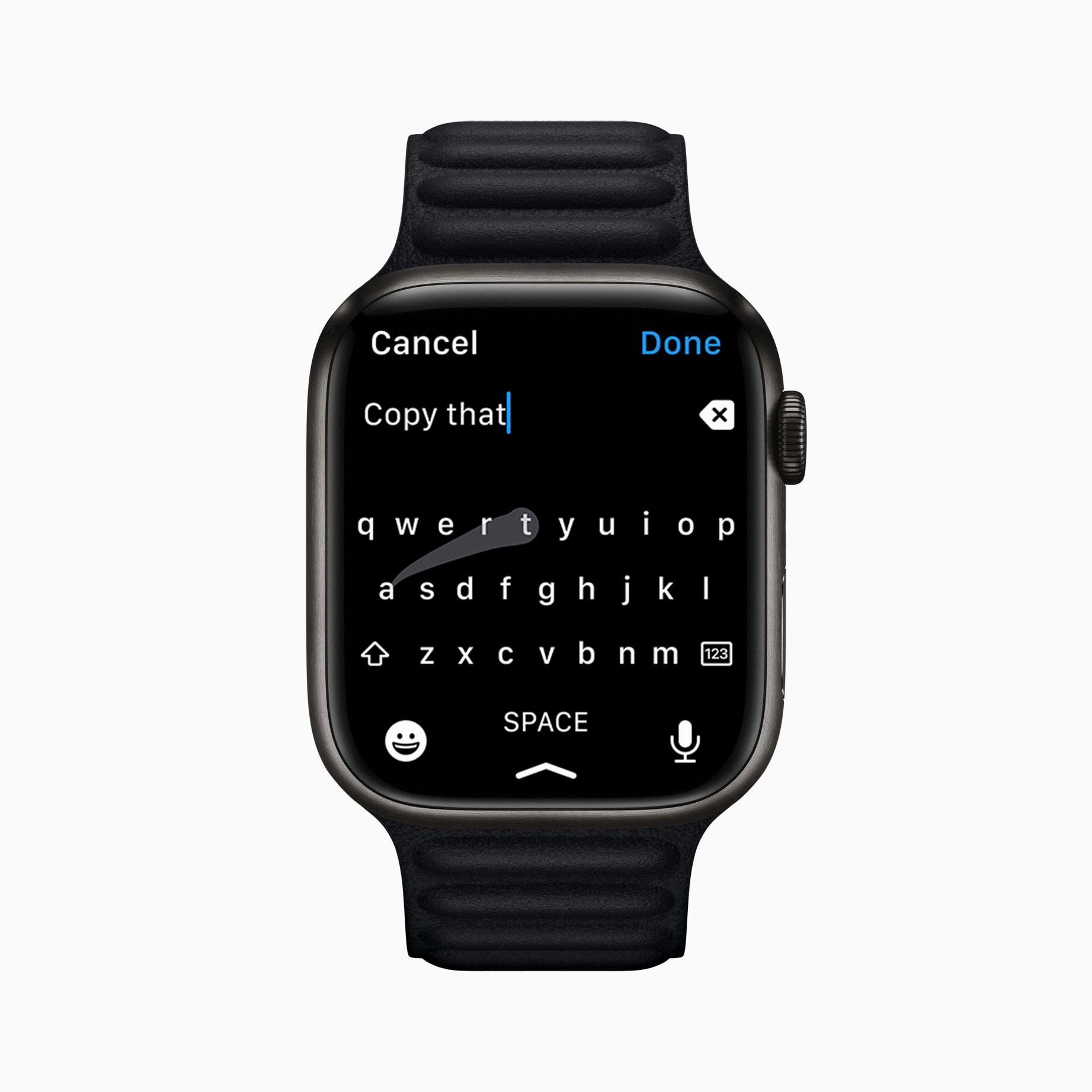 apple watch 5 keyboard