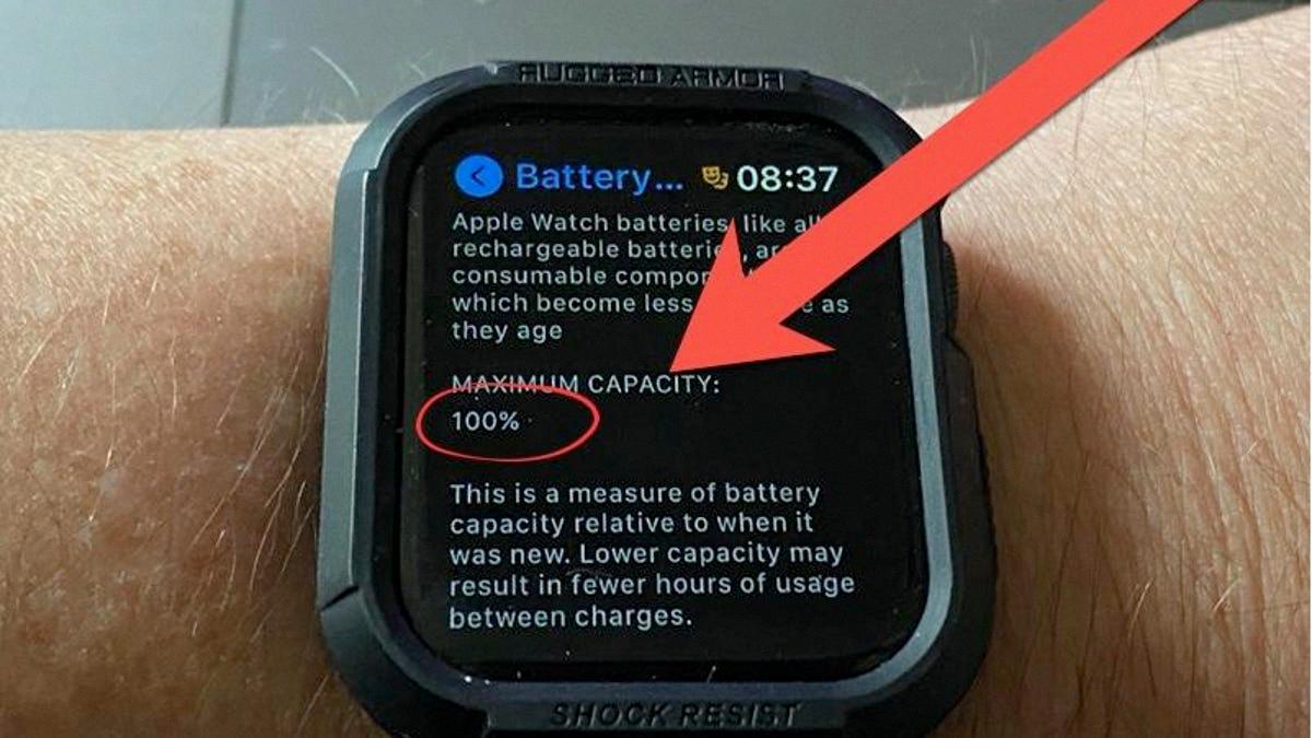 battery health apple watch