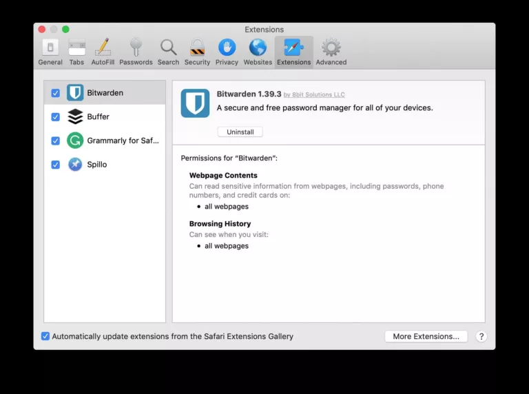 How to Manage Your Passwords with Bitwarden's Safari Extension 17