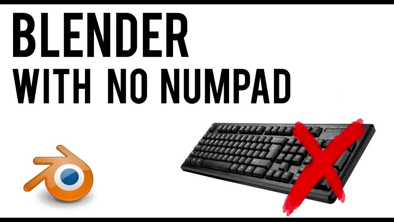 blender numpad on mac