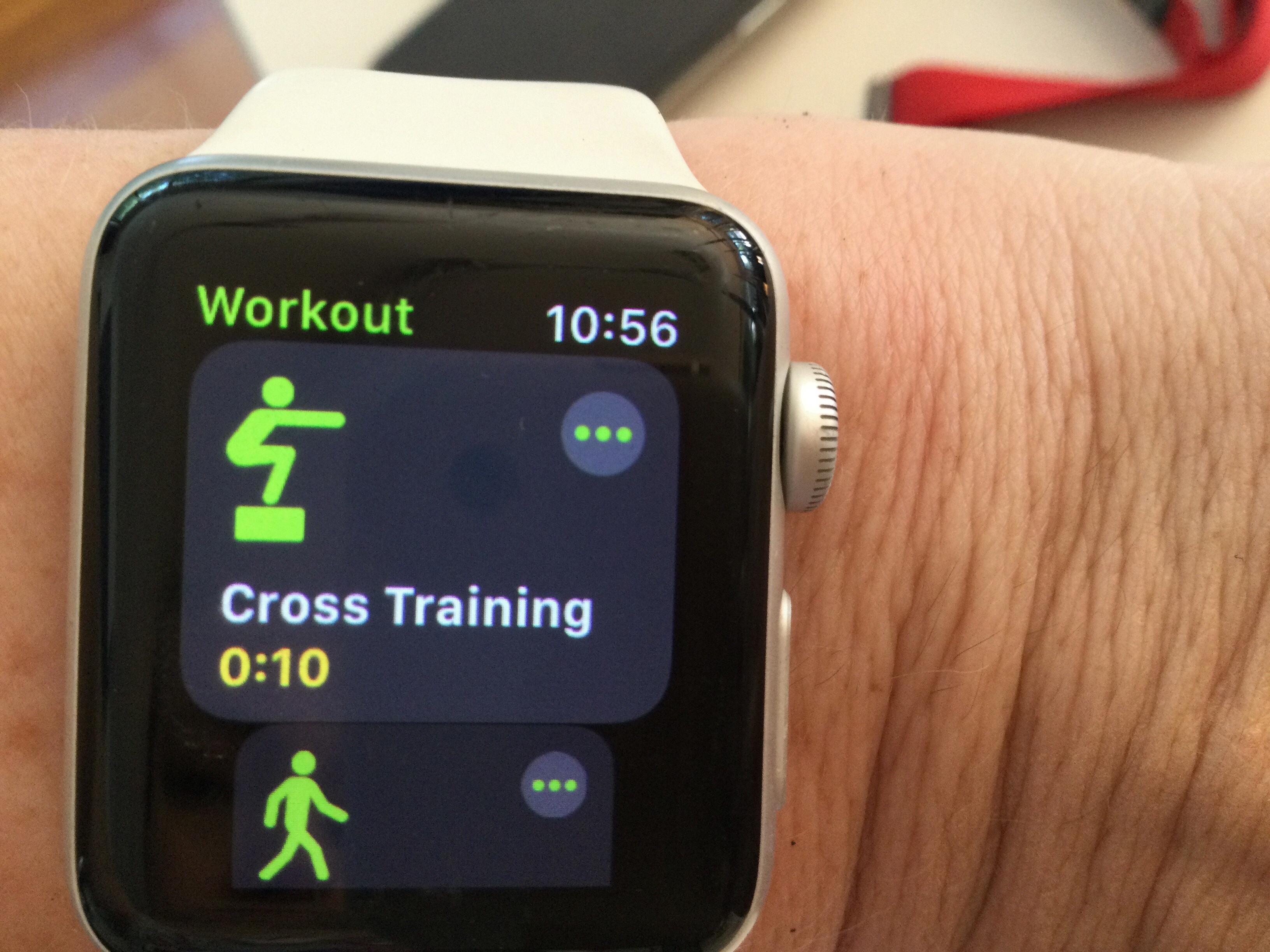 cross training apple watch